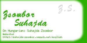 zsombor suhajda business card